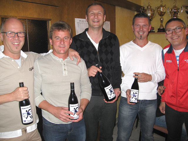 Michael Buchacher, Robert Süss, Sieger Alexander Taurer, Peter Rossmann, Erwin Gauster. | Foto: Peter Taurer