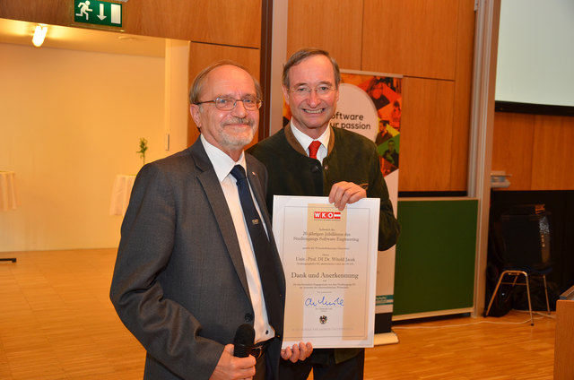 Witold Jacak, Christoph Leitl (von links).