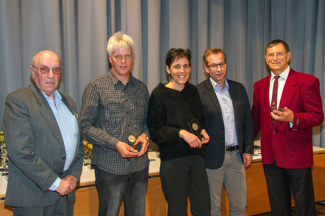 von links nach rechts: Ing. Günter Kramarcsik, Andreas Gfall, Mag. Ing. Martina Matuella, Bgmst. Dr. Wolfgang Jörg und Mag. Winfried Haid. | Foto: Dr. Wilfried Siegele