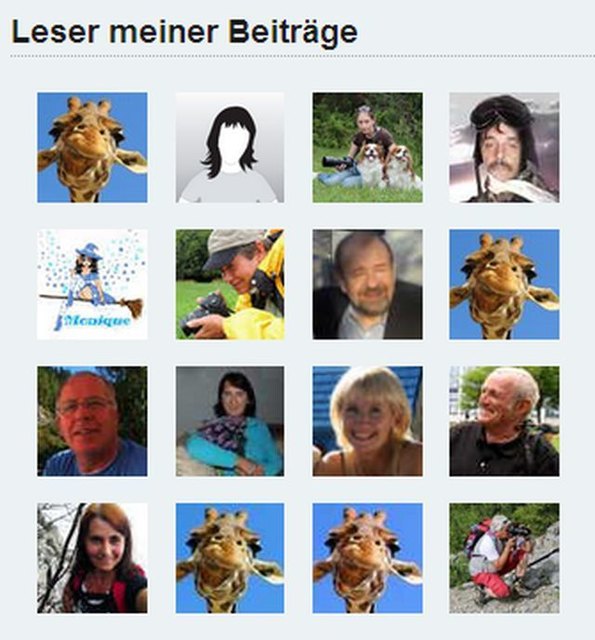 Einfach super, wie hier die Leute mitmachen! DANKE