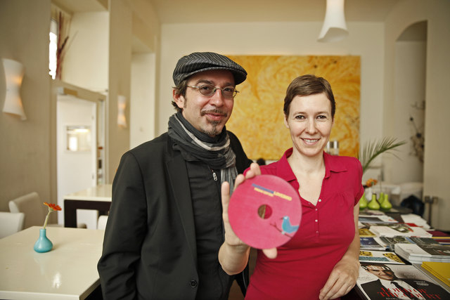 Neue CD ist da: Christof Straub und Edina Thalhammer alias Papermoon. | Foto: Wallentin