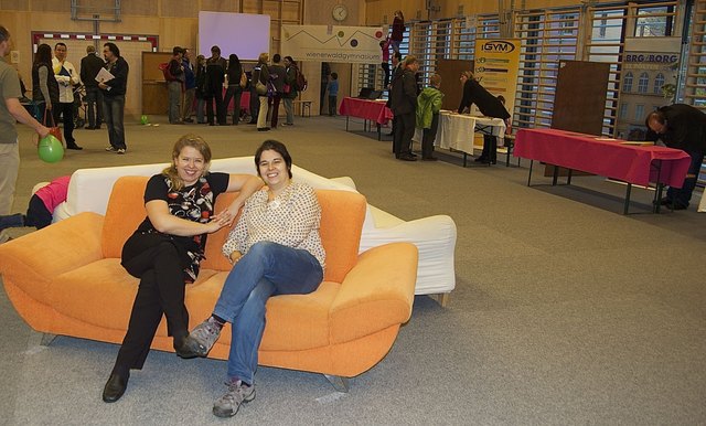 Die Organisatorinnen: Martina Weinberger und Gabriela Simader