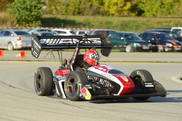 Tagesbestzeit Lukas Rechberger von Joanneum Racing im JR13