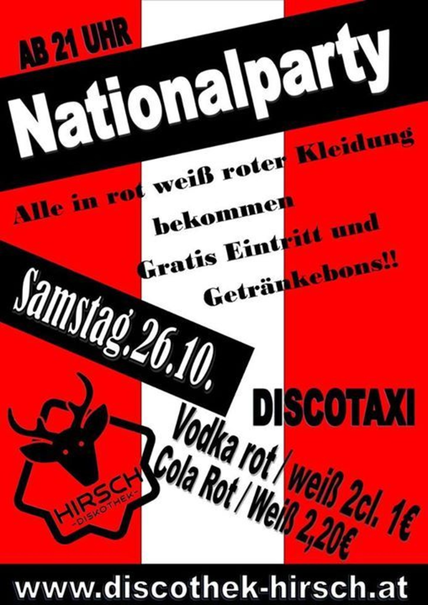 NATIONALPARTY in der DISCOTHEK HIRSCH Melk