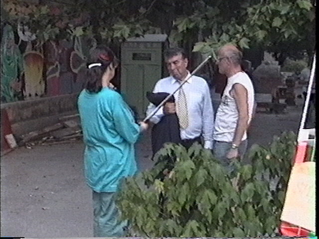 Dr.Helmut Zilk im Gespräch mit Prof.Renate Spitzner und Peter Contra (Leiter der AGORA)
