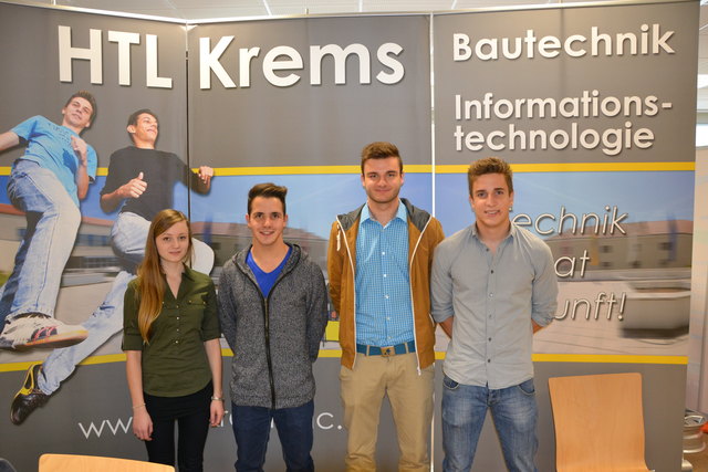 Auch die HTL Krems war mit einem Informationsstand dabei.