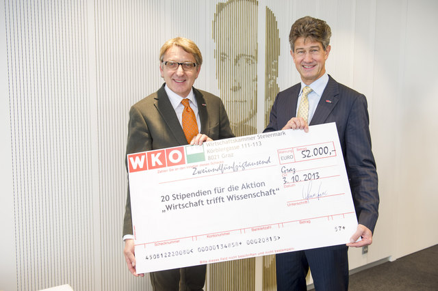 Forschungsstipendien zu Semesterbeginn: Wirtschaft und Wissenschaft vertiefen Kooperation" | Foto: Fischer