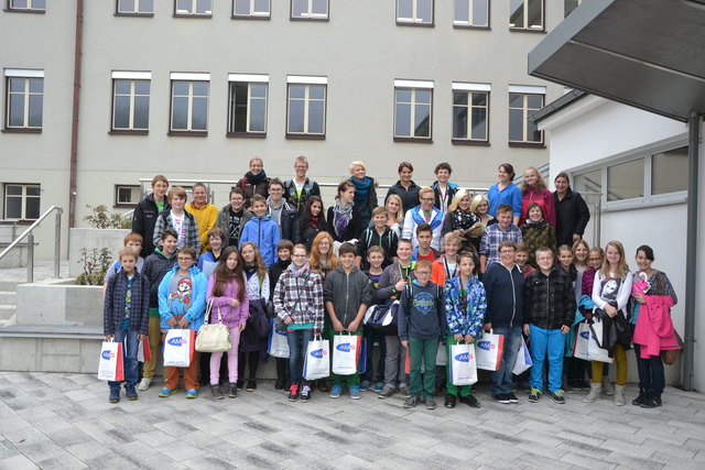 Die 3. und 4. Klassen der NMS Gr. Siegharts waren auch zu den Berufsinformationstagen gekommen.