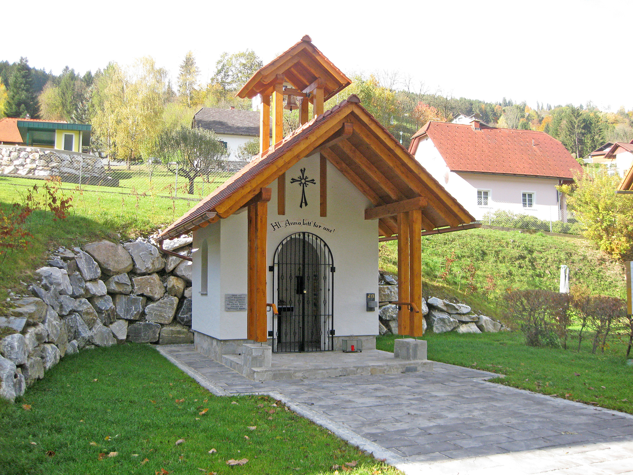 Eine Kapelle steht im Mittelpunkt Voitsberg
