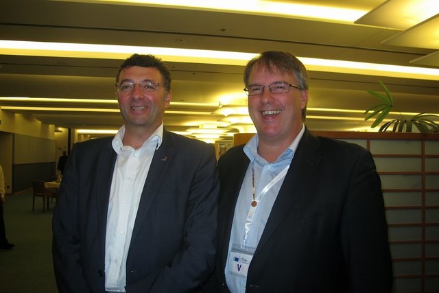 Klärende Gespräche: Liebochs Bgm. Rudolf Aichbauer (r.) mit EU-Abgeordneten Jörg Leichtfried. | Foto: Gemeinde