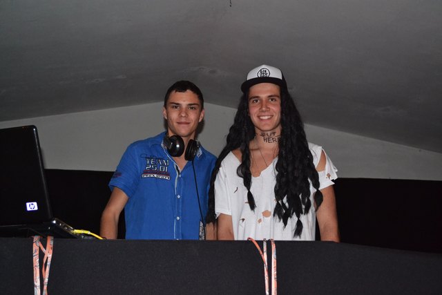 DJ-Team Patrick Augustin und Paul Bieber hatten stets die richtige Musik auf Lager.