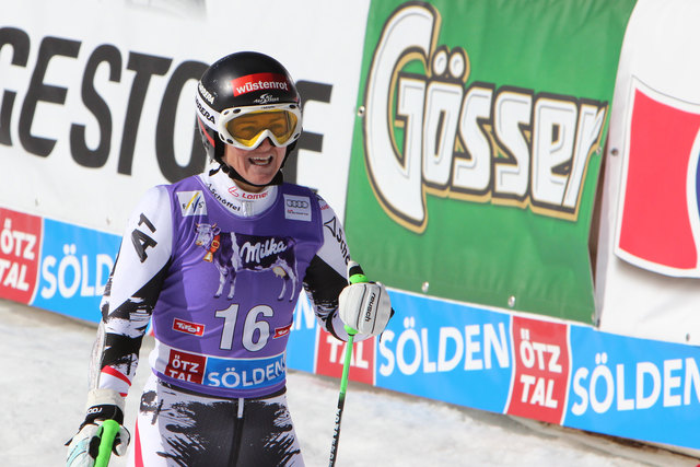 Elisabeth Görgl landete auf dem 22. Platz