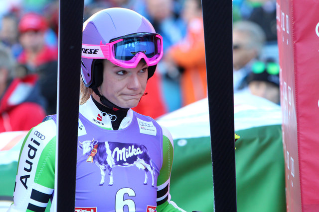 Leider Nein hieß es für Maria Höfl-Riesch: Ausfall
