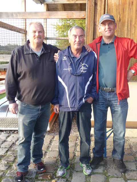 Ennsdorfer Segler: Manfred Wolfinger, Sieger im Alpen Adria Cup, Gerald Oberreiter, Sieger im Grenzlandcup, Christian Luft | Foto: privat