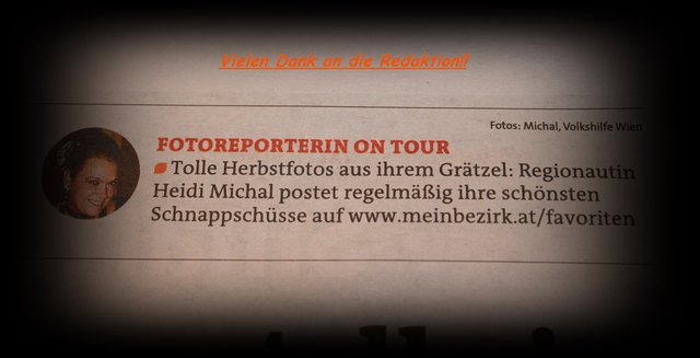 Vielen dank an die Redaktion habe mich total gefreut darüber!!!!!:-)