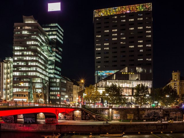 Sofitel, 28/10/2013 ein schöner Oktoberabend mit einer Temperatur von 19 Grad