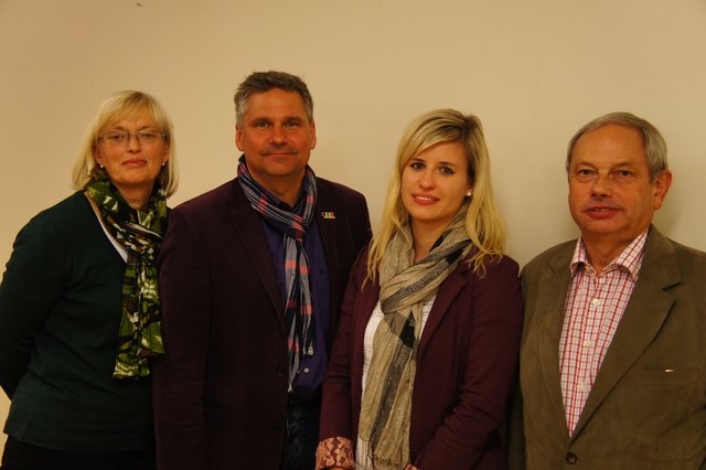 Gertrude Kungl, Jörg Kurasch, Barbara Huber und Herbert Fasser (v.l.).