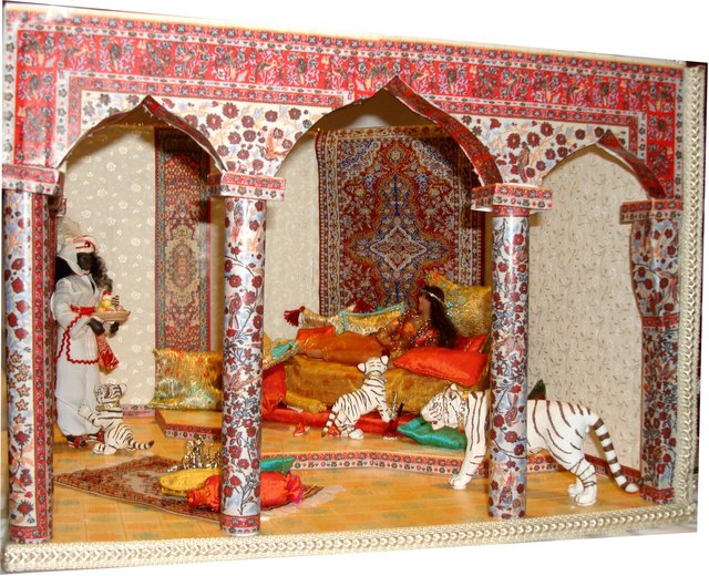 Orientalische Puppenstube: Kreationen wie diese sind am 9. und 10. November in der Ziegelofengasse zu sehen. | Foto: Ptak