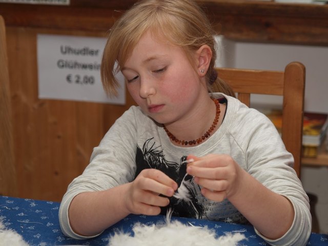 Federschleißen: Alte Arbeit neu erlernt - Güssing