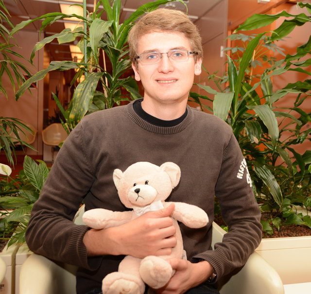 Teddy Doc Bert Engelhardt erwartet seine kleinen Patienten