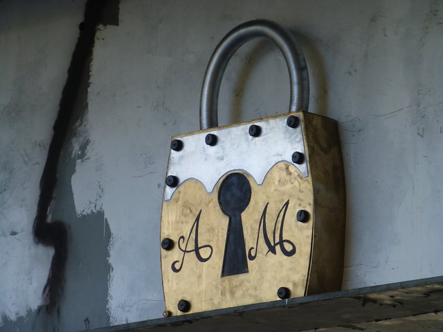 Nahaufnahme - es ist nicht aufgemalt.