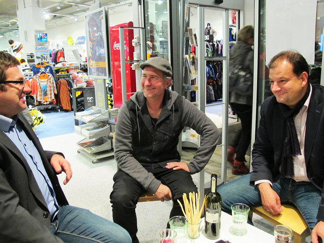 Otto Sapper, Bernhard Pilz und Wolfgang Weber (von links) sind einig: Man muß den Menschen Veränderungsschritte mit Ausdauer erklären.