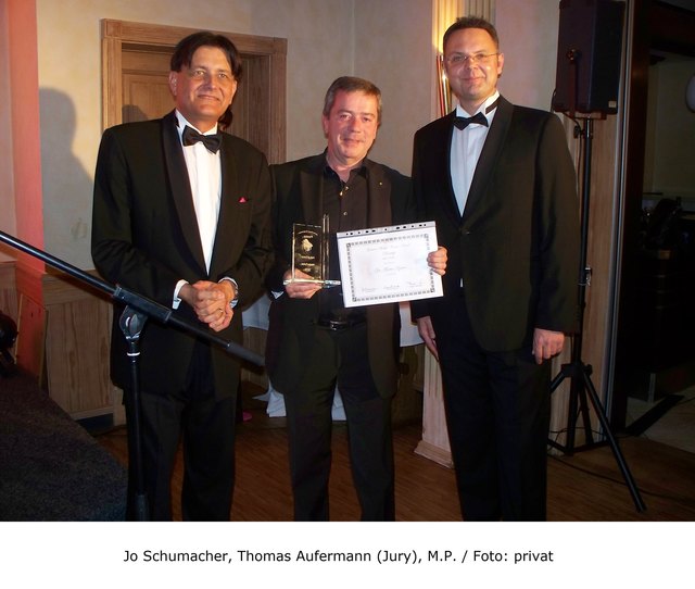 Martin Pyrker in der Mitte gemeinsam mit Jo Schumacher und Thomas Aufermann. | Foto: Privat
