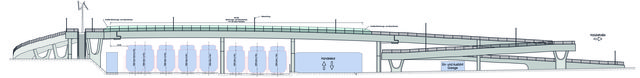 Grafische Darstellung des neuen Steges zum Donauufer.
