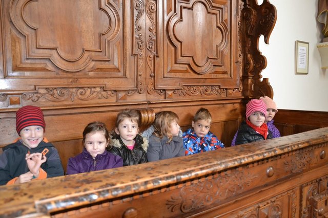 Kindergarten zu Besuch in der Kirche - Eisenstadt