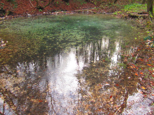 Das obere der beiden Naturbecken. Das warme Wasser sprudelt direkt aus dem Boden und aus Quellen am Wegrand.