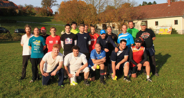 Das erste Teamfoto der Mostviertel Bastards