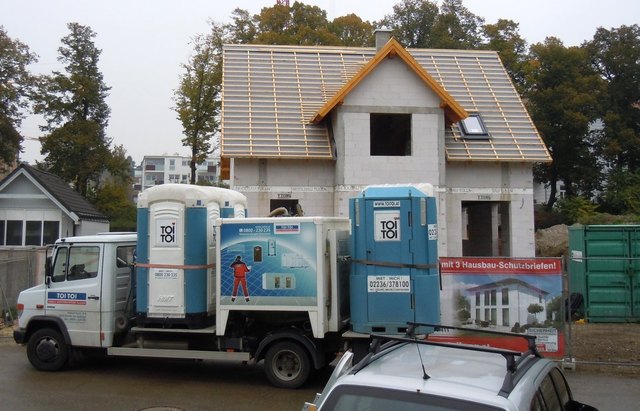Auch das gehört zur sauberen Baustelle ;-)