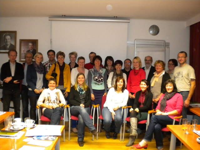 Workshop-Teilnehmer in Königswiesen.