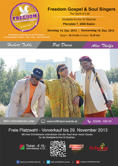Freedom Gospel & Soul Singers - 2500 Baden bei Wien
