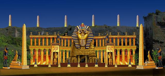 So wird sich die Bühne von Manfred Waba im Steinbruch von St. Margarethen präsenteren | Foto: Foto:  ofs