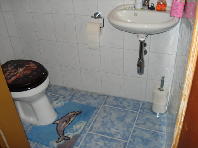 endlich wieder aufs Wc gehen können, ohne Wc das kann nichts
