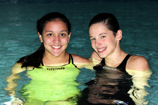 Caroline Hechenbichler (Siegerin des Australischen Finales) und Franziska Ruttenstock