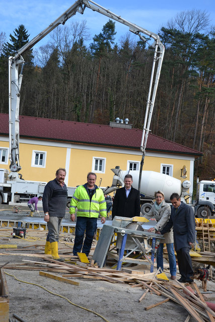Josef Schnabl, Martin Auer, Andreas Hanger, Christine Dünwald und Anton Erber. | Foto: Hackl