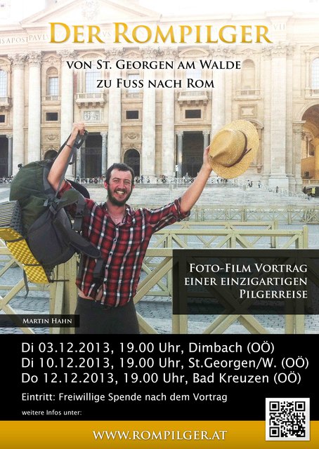 FotoFilm Vortrag - Der Rompilger