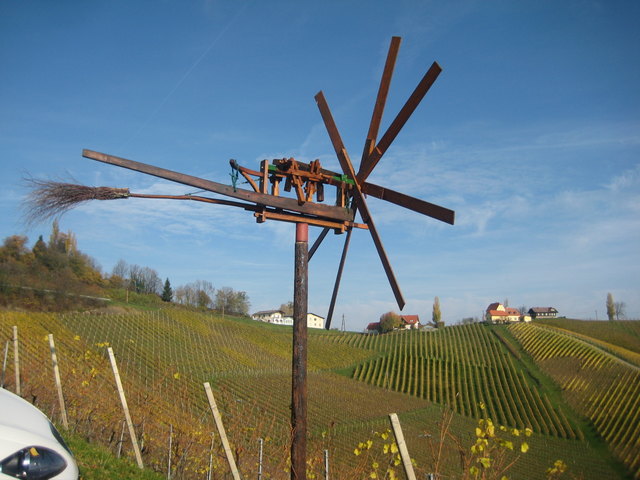 Der weltgrößte Klapotetz steht in Schloßberg