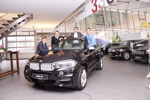 Das Unterberger-Team präsentierte vergangenen Samstag den neuen BMW X5.