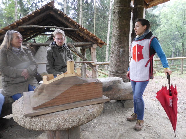 Grundriss der Burg (Modell)