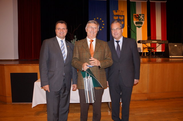 Erich Liehr empfing den goldenen Ehrenring.