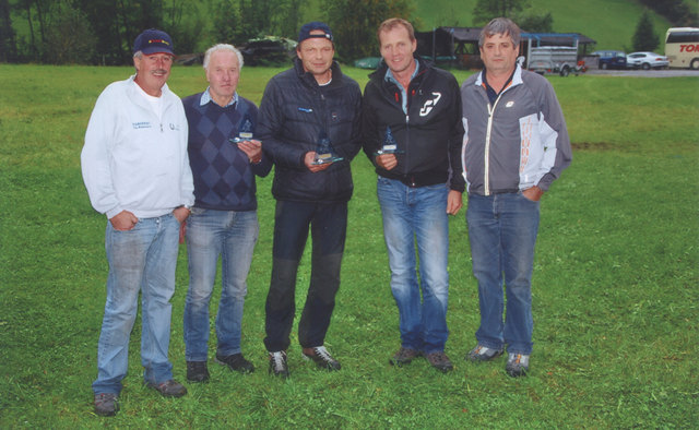 Die erfolgreichen Großarler Plattenwerfer. | Foto: Foto: privat