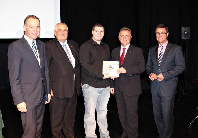 Erik Rauchbauer aus Eisenstadt war einer der geehrten Lehrlinge | Foto: LMS