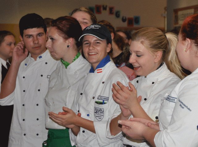 Das Küchenteam der Tourismusschulen Weyer