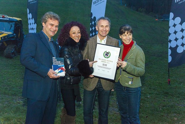 Werner Hascher (medianet-Verlag), Christina Lugner, Martin Dolezal, Claudia Kristofics-Binder