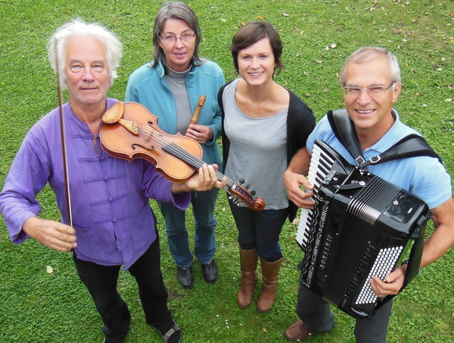 Herwig Strobl, Eveline Bauernfeind sowie Astrid und Max Schallauer verbindet die Liebe zur irischen Musik. | Foto: privat