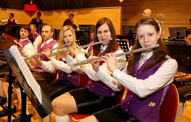 Sarah, Hanna und Julia vom Musikverein Neukirchen