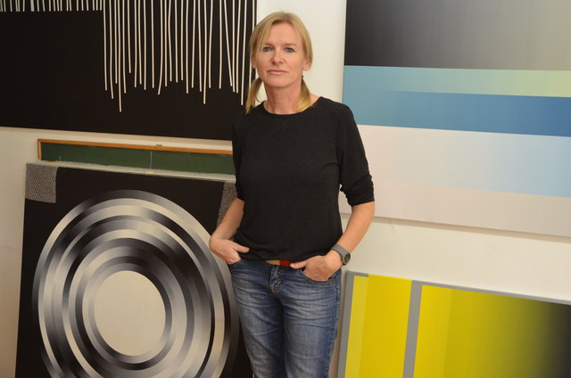 Gabi Mitterers Werke sind zu den Öffnungszeiten des Bildungszentrums frei zugänglich. | Foto: Mitterer